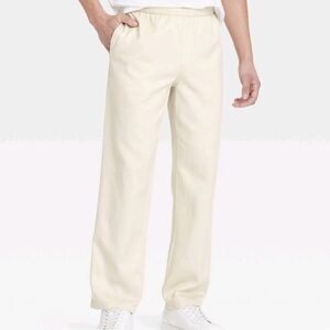 GoodFellow Men's Cream Pull-On Drawstring Waist Pant Size XL NWT